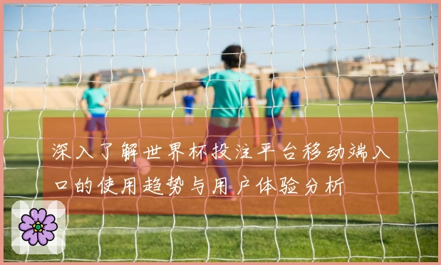 深入了解世界杯投注平台移动端入口的使用趋势与用户体验分析