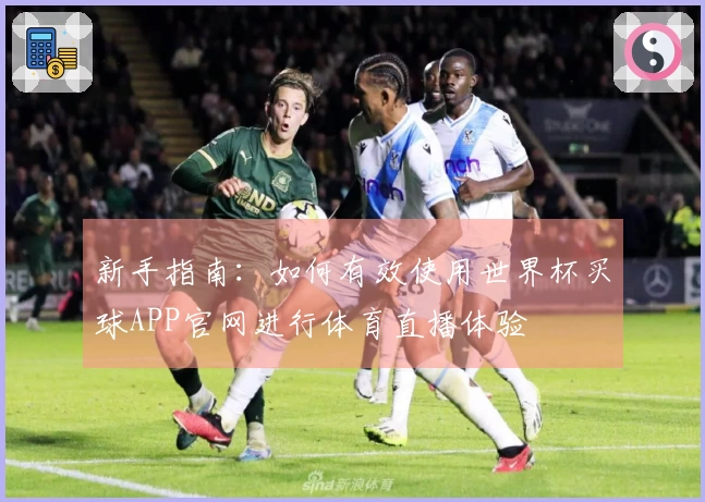 新手指南：如何有效使用世界杯买球APP官网进行体育直播体验